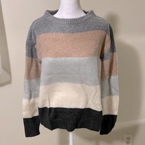 Color block sweater